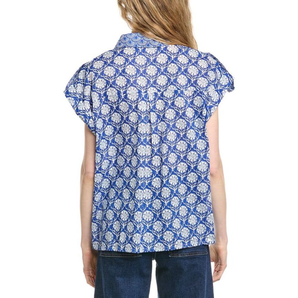 Ro's Garden Womens Ro’S Garden Netherlands Top, Blue - Picture 2 of 3
